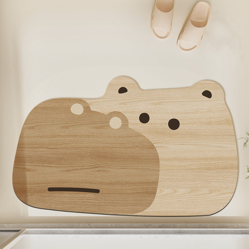 Adorable Frosch-förmige Badmatte