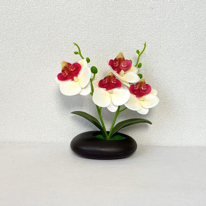 Elegante künstliche Orchideenblumenarrangements für die Innendekoration