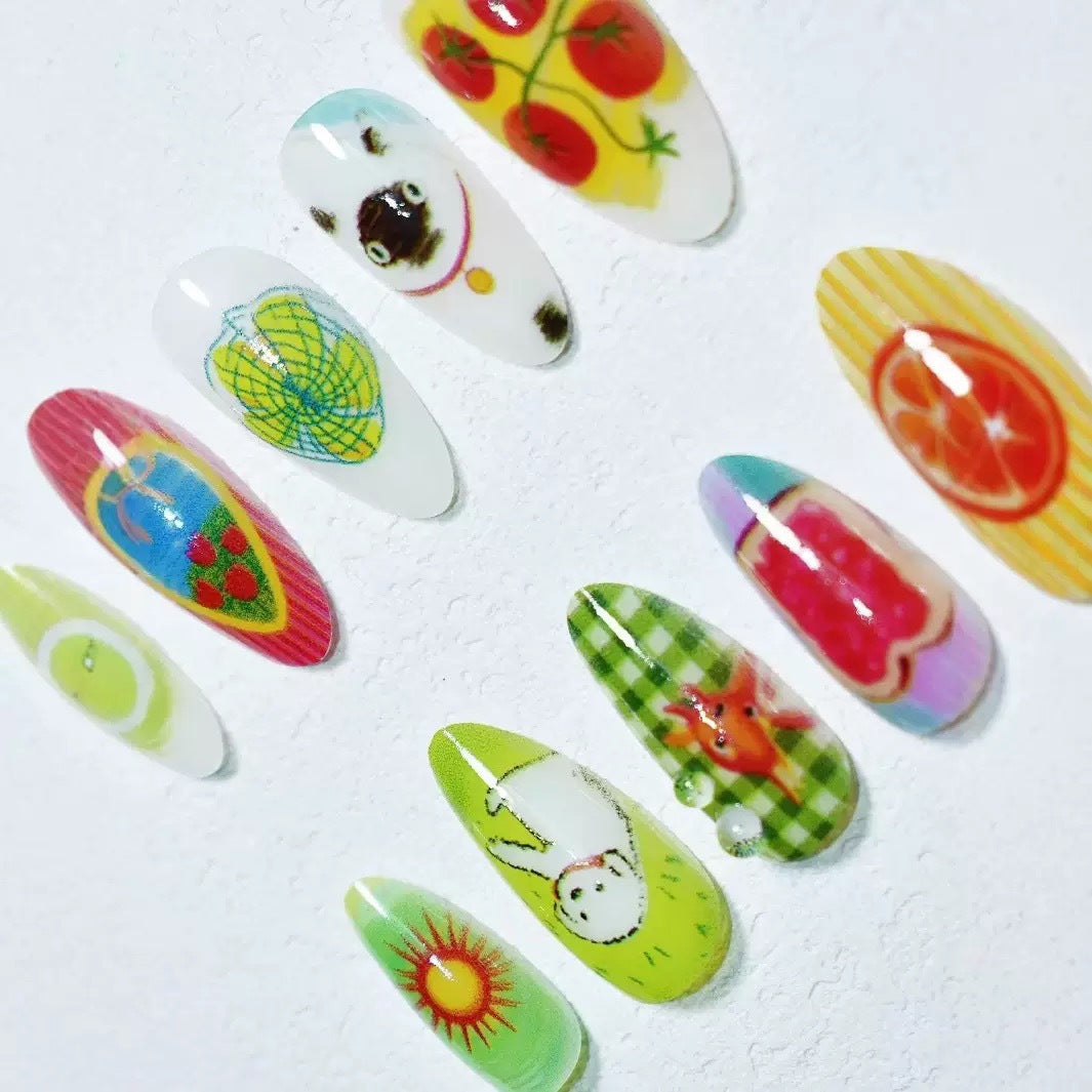 Künstlerisches Themen-Nagelkunst-Set Brehn