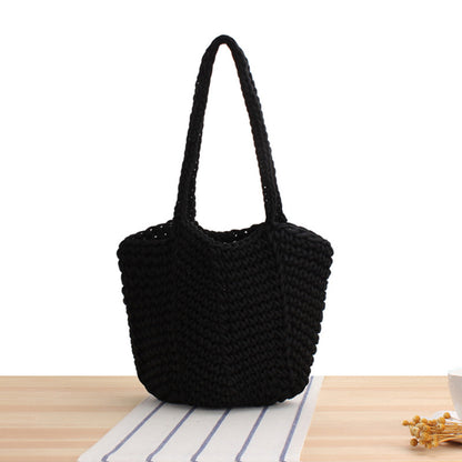 Handtasche Aus Handgefertigtem Makramee mit Strukturiertem Design Brehn