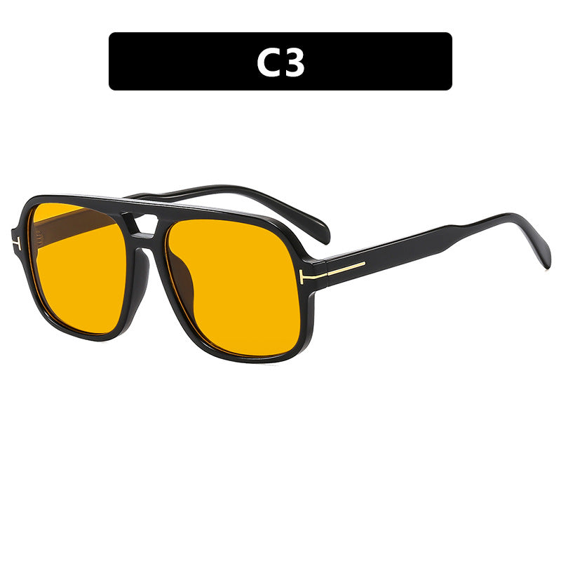 Damen quadratische Designerbrille mit filigranem Rahmen und modernem Kunststoffmaterial Brehn
