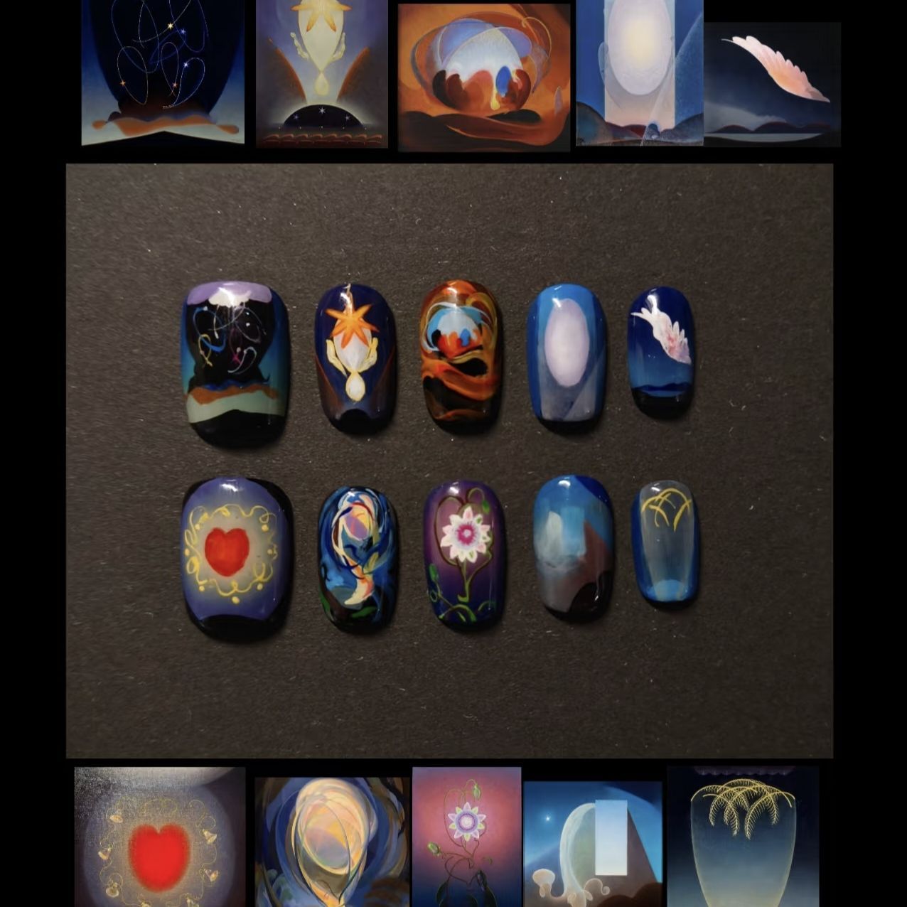 Kreative Nagelkunst Design Kollektion Brehn