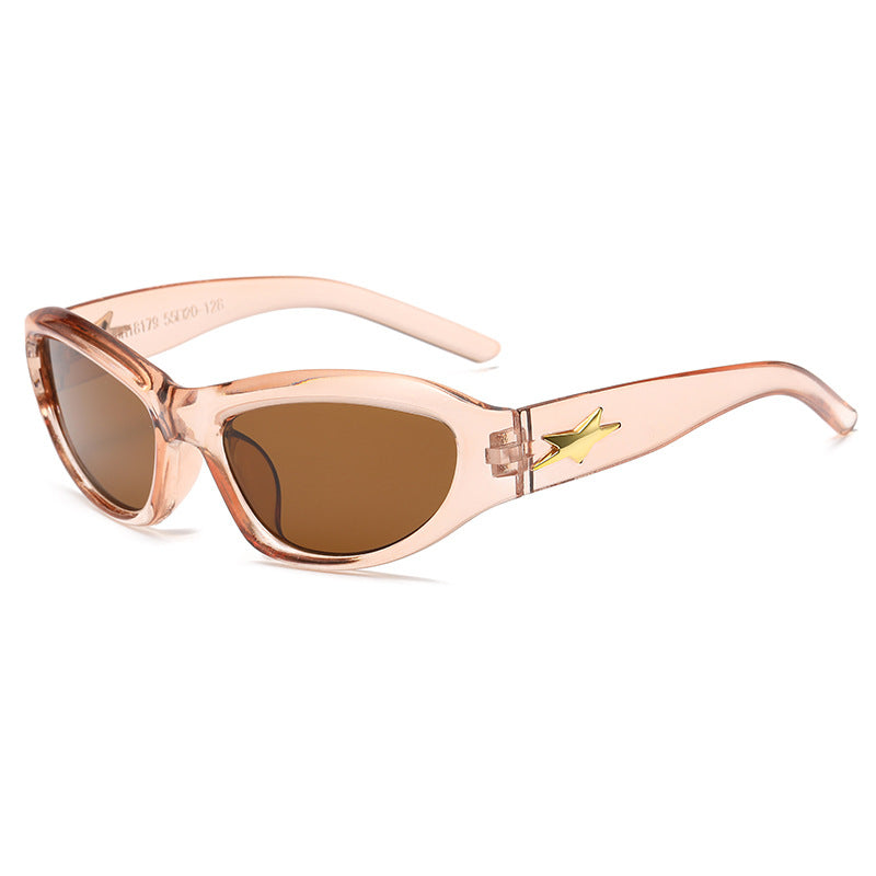 Damen modische Sonnenbrille mit stylischem Cat-Eye Design Brehn