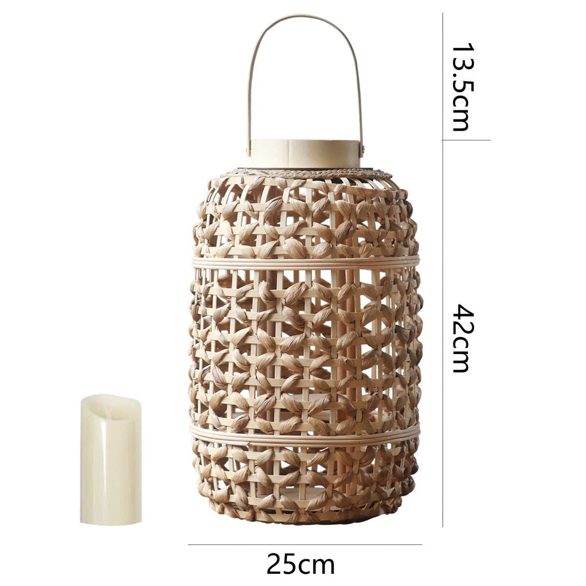 Dekorativer Rattan-Laterne Brehn