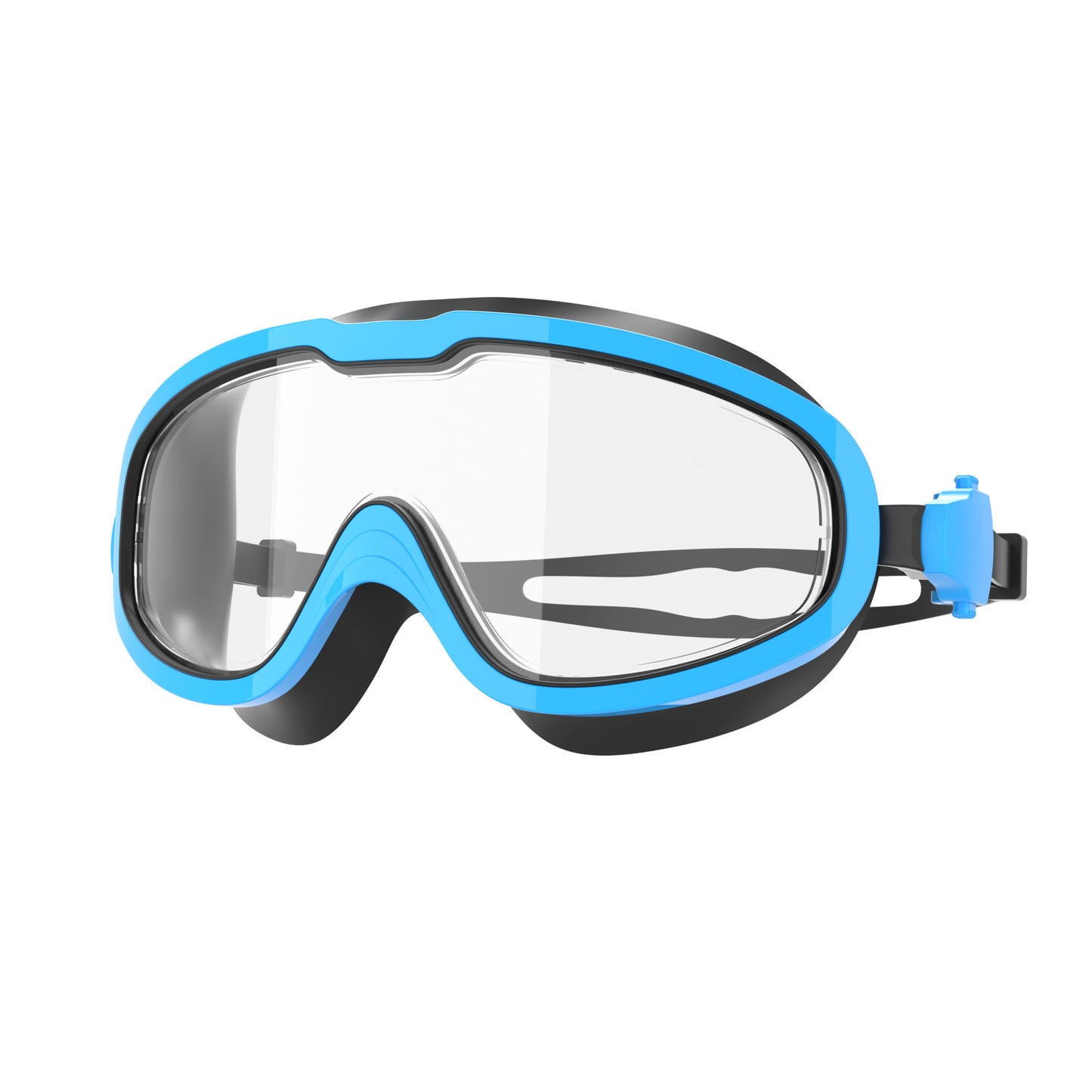 Schwimmmaske mit Flexiblem Silikonrand und Breitem Sichtfeld Brehn