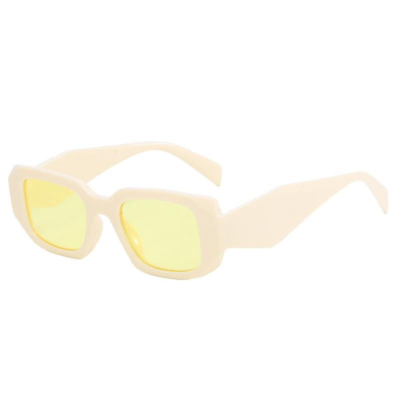 Damen modische oversized Sonnenbrille im angesagten Rechteck-Design Brehn