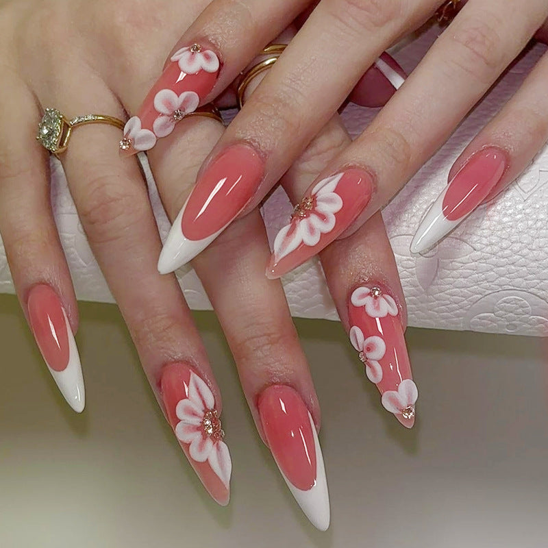 Floral Design Press-On Nail Set Brehn 1788495570