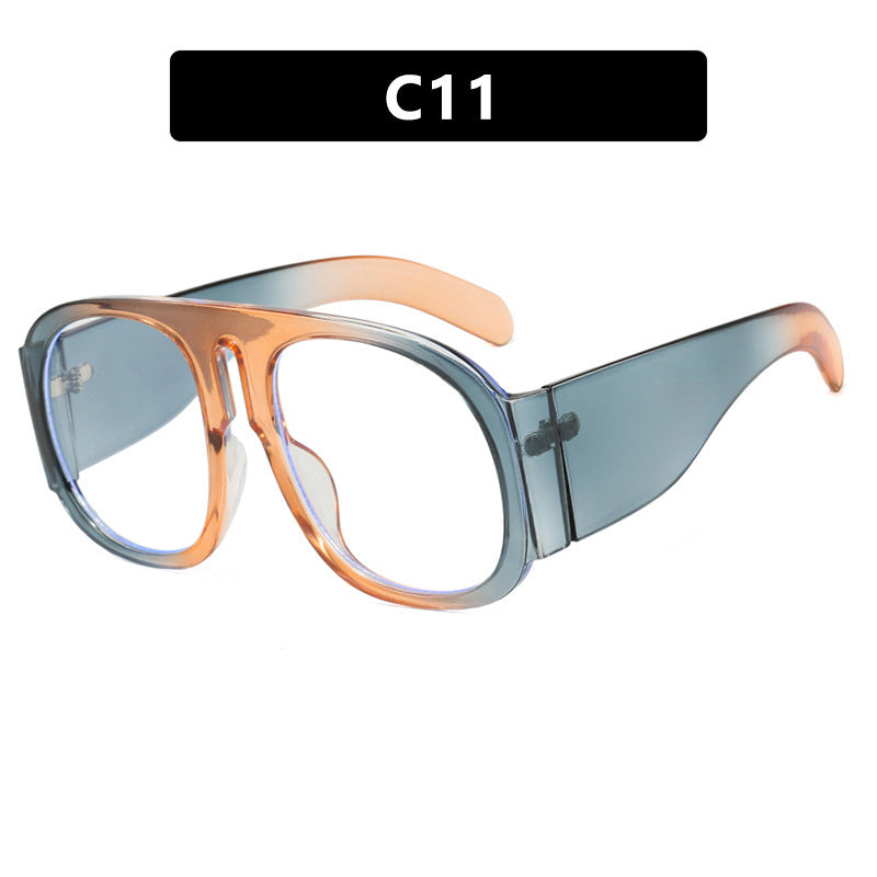 Damen trendige oversized Sonnenbrille mit modischem Farbverlauf Brehn