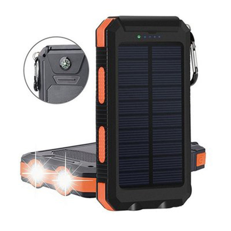 Solarbetriebene Powerbank mit hoher Kapazität und stoßfestem Design Brehn