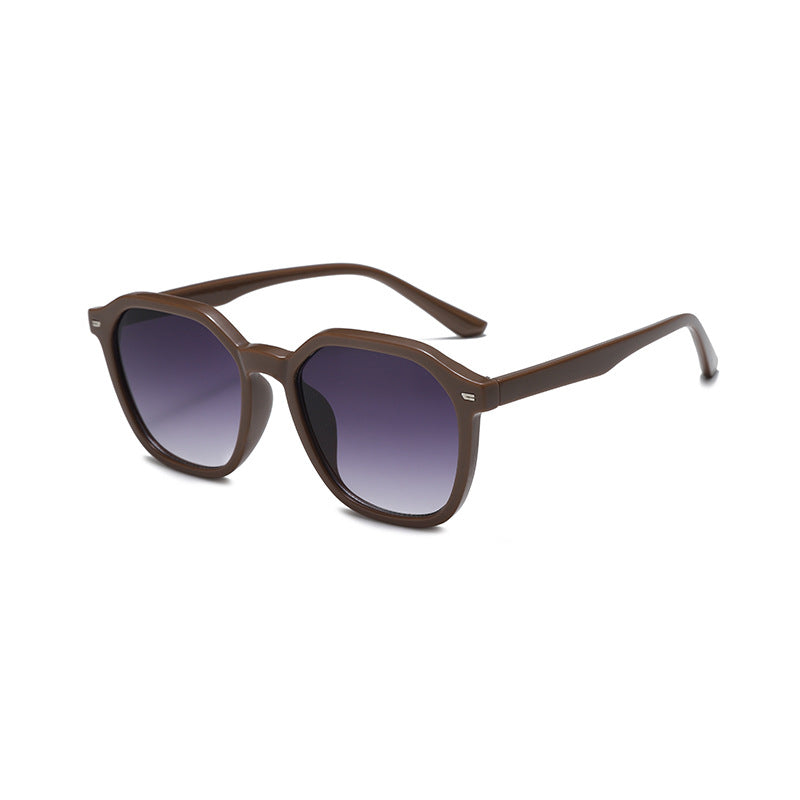 Damen stilvolle Sonnenbrille im modernen Polygonalen Design Brehn