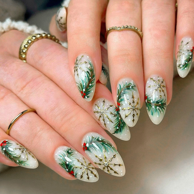 Saisonale Urlaubs-Themen Press-On Nail Set Brehn