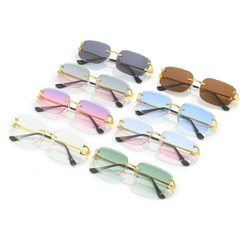 Damen Designer-Sonnenbrille mit einzigartig geformtem Rahmen und UV-Schutz Brehn