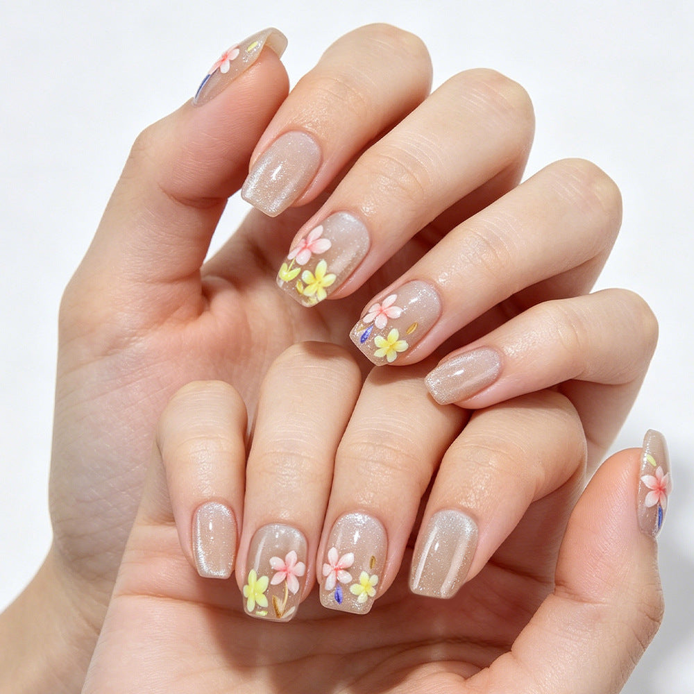 Floral Design Press-On Nagel Set Brehn
