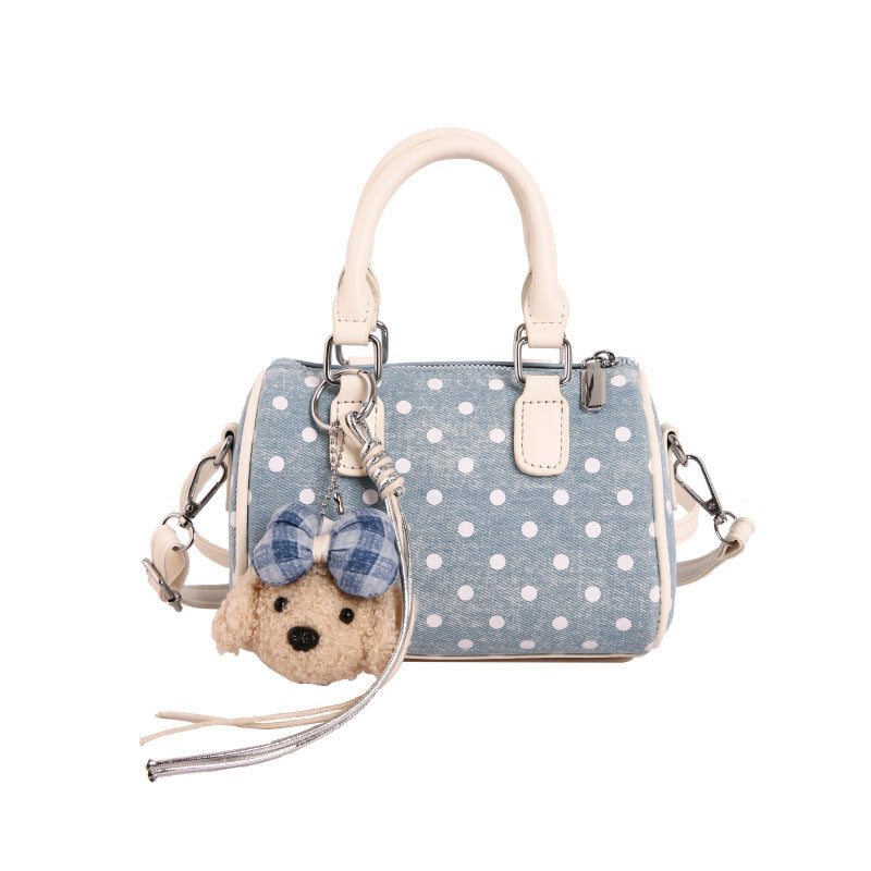 Verspielte Polka-Dot Mini-Handtasche Brehn