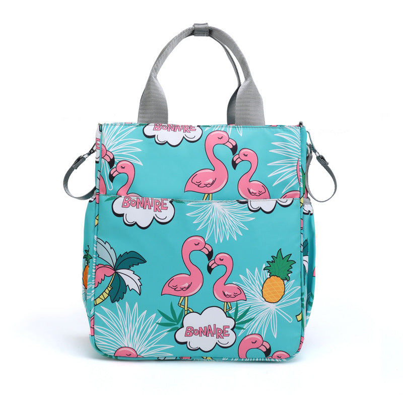 Stylische Flamingo-Druck Tragetasche Brehn