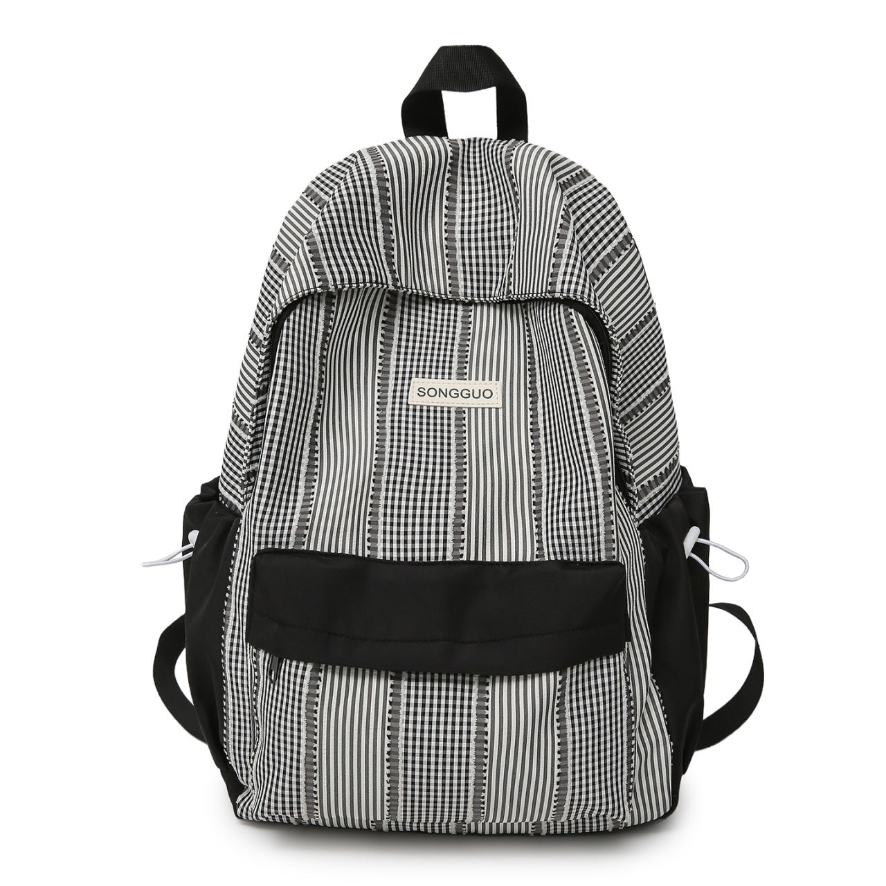 Lässiger gestreifter Rucksack