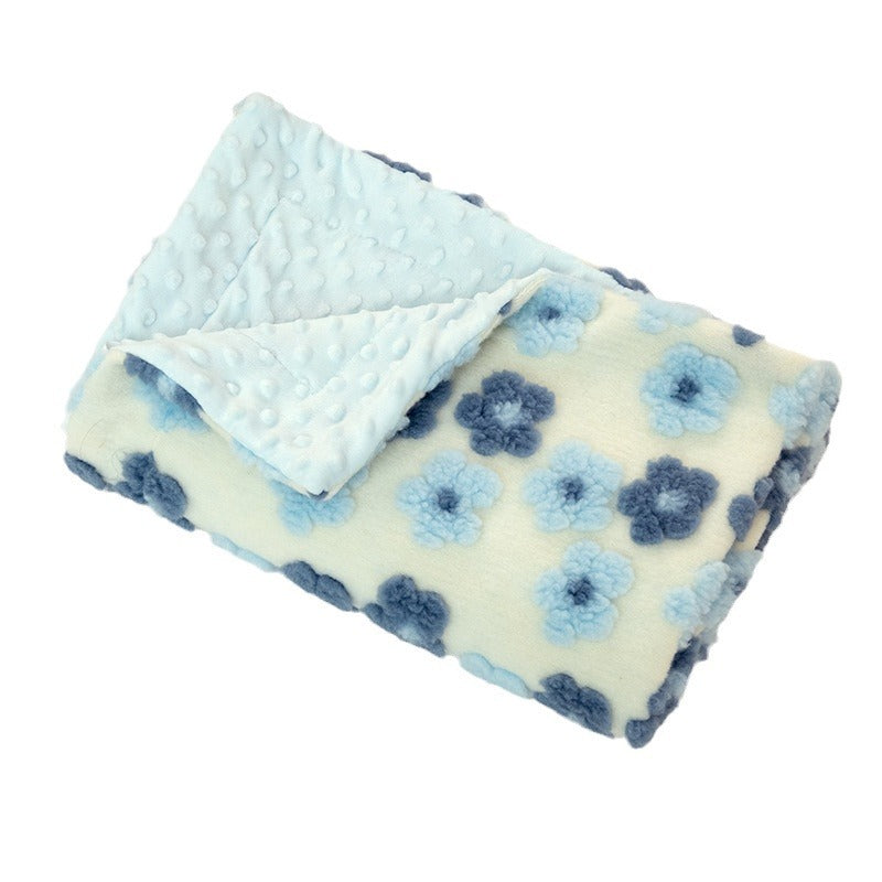 Damen weiche und kuschelige Mikrofaser-Decke mit Blumenmuster Brehn