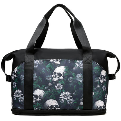 Künstlerisches Schädel-Druck Sport Duffel Tasche Brehn