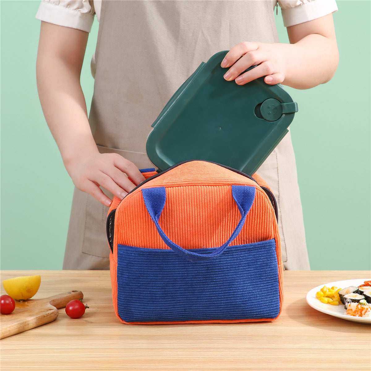 Stylische isolierte Lunch-Tasche Brehn