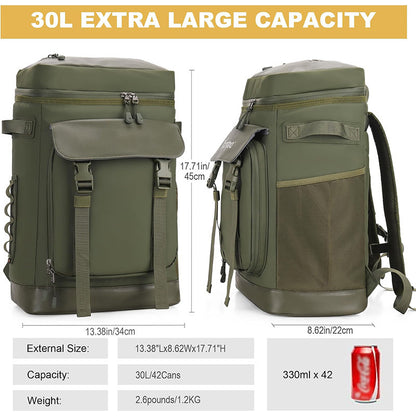 Isolierte Lebensmittel-Liefer-Rucksack Brehn