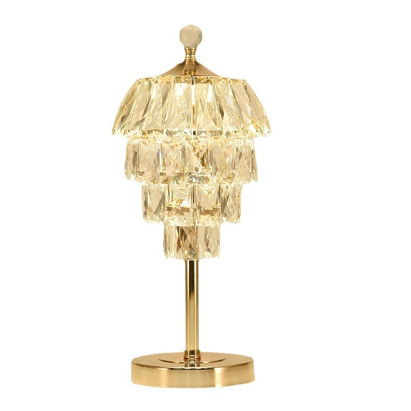 Kristall-Tischlampe