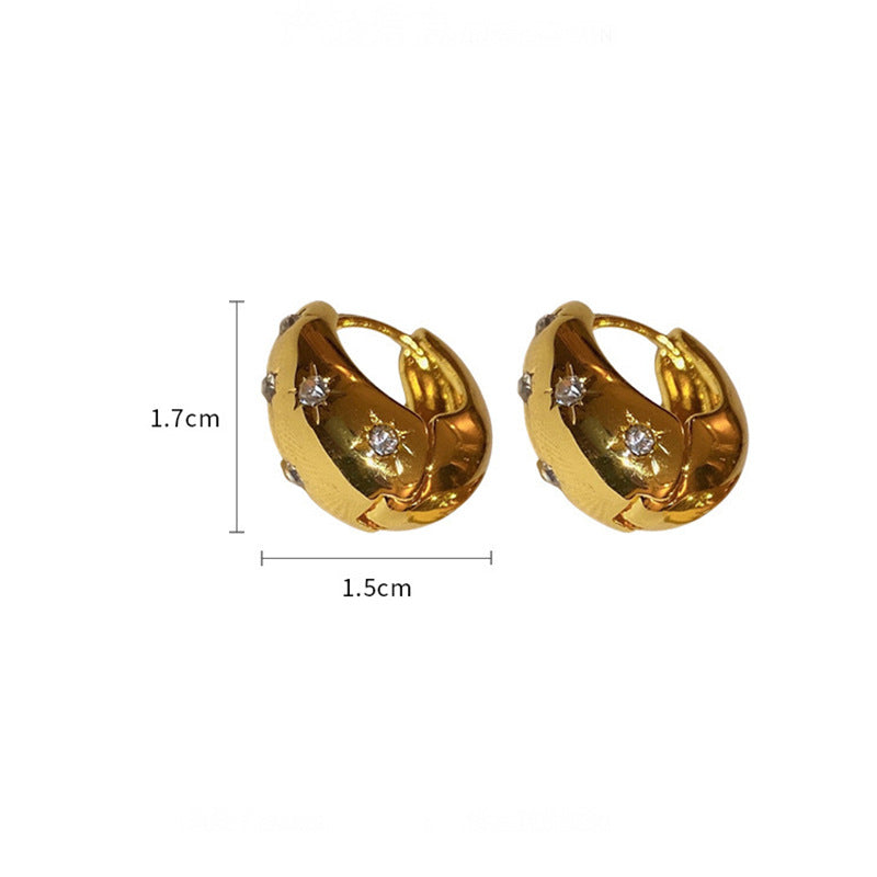 Modische Ohrringe mit Floralem Design Brehn