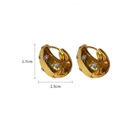 Modische Ohrringe mit Floralem Design Brehn