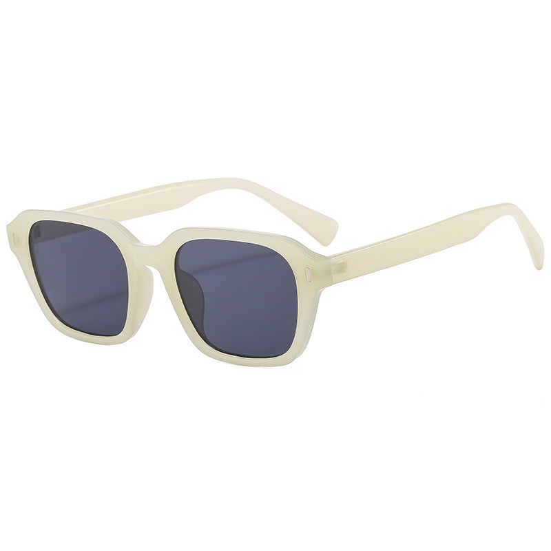 Damen Quadratische Sonnenbrille mit stylischem Transparentrahmen und UV-Schutz Brehn