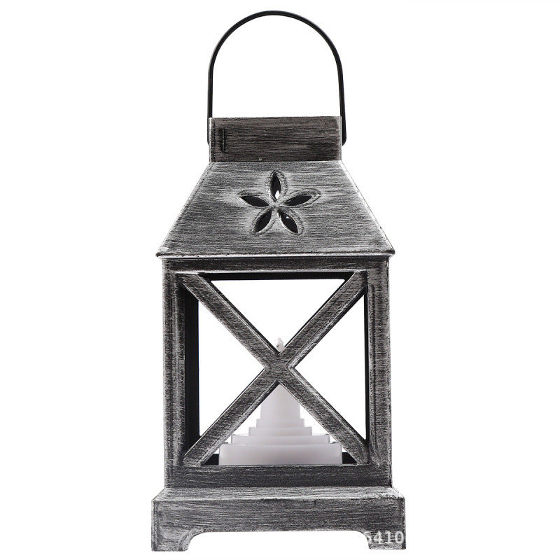 Vintage Laterne mit floralem Design Brehn