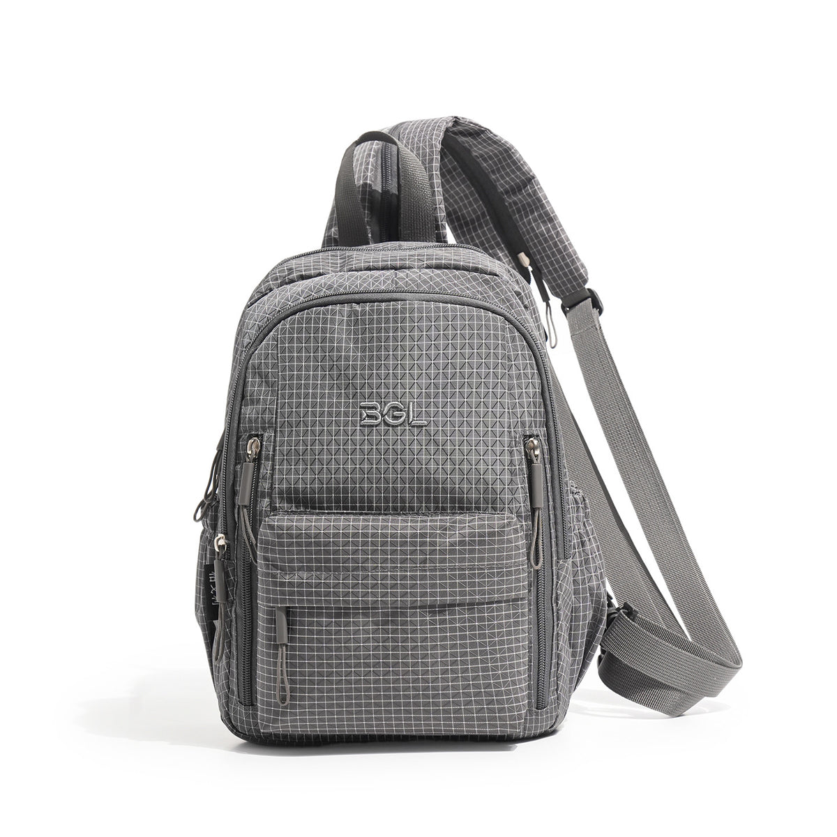 Texturierter Mehrfach-Taschen-Rucksack Brehn