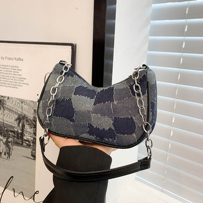 Denim Clutch