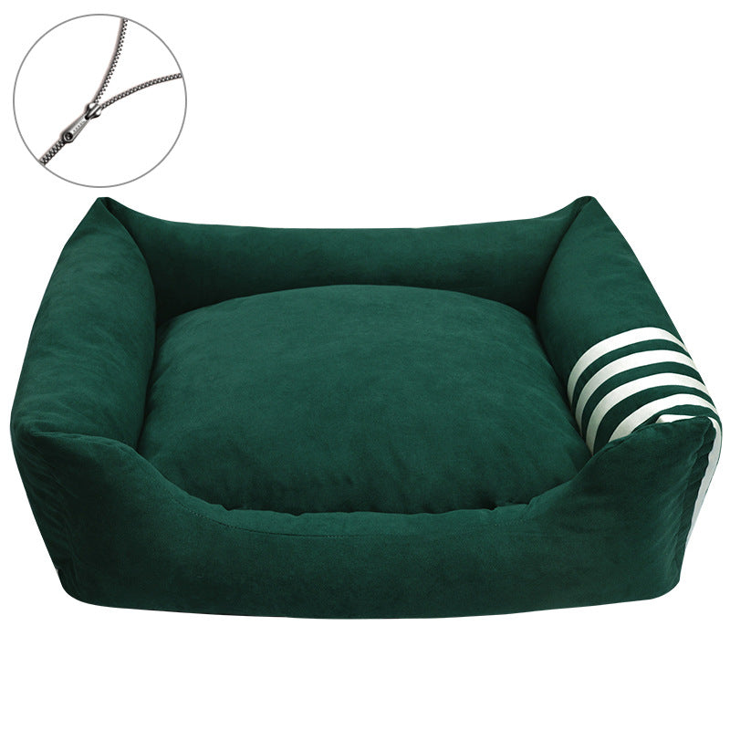 Gemütliches Rückenkissen-Hundebett