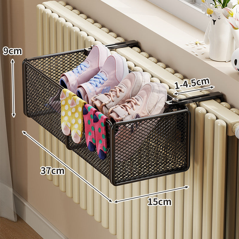 Radiator-Montierter Netz-Trocknungskorb für Schuhe und Socken