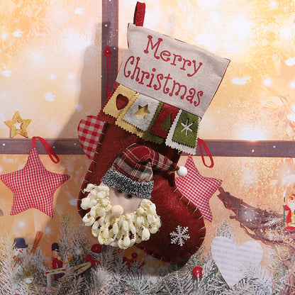 Niedlicher Weihnachtsstrumpf mit Rentier-Motiv Brehn