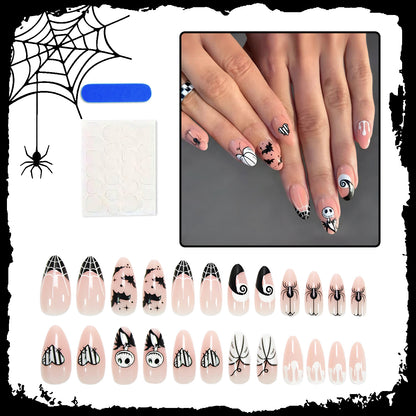 Kunstnagelset mit einzigartigen Spukmotiven Brehn