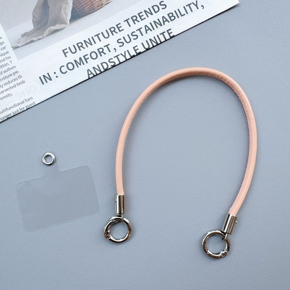 Premium langlebiger Schlüsselband mit Metallclips Brehn