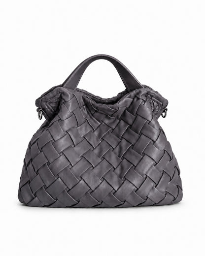 Handgefertigte Geflochtene Leder Hobo Tasche