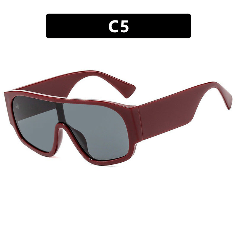 Damen Modische Oversized-Sonnenbrille mit einzigartigem Design Brehn