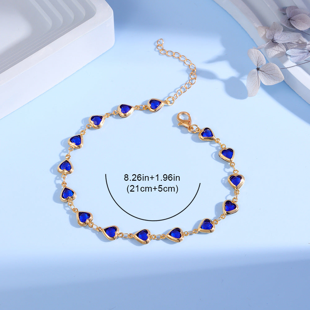 Farbenfrohes Edelstein-Statement-Armband Brehn