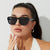 Damen moderne Sonnenbrille im chicen Oversized-Stil Brehn