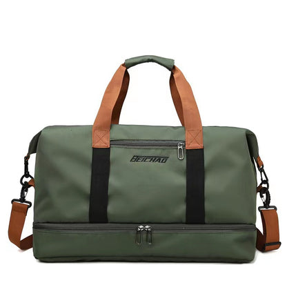 Sportliche Duffel-Tasche Mit Verstärktem Boden Brehn