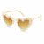 Herzförmige Brautsch Sonnenbrille mit Perlenakzenten Brehn