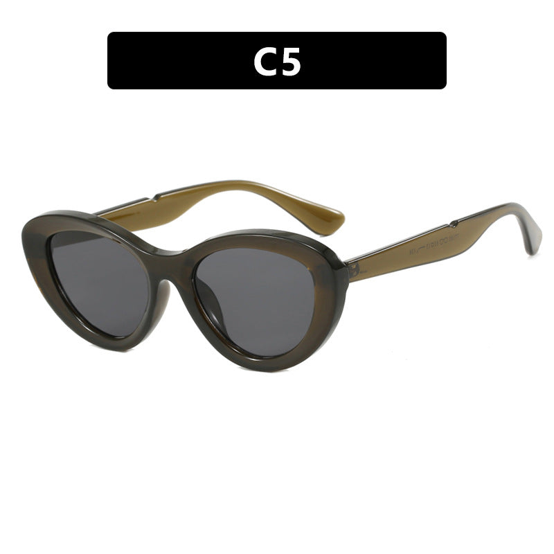 Damen Cat-Eye Sonnenbrille mit stilvollem Kunststoffrahmen und polarisierten Gläsern Brehn
