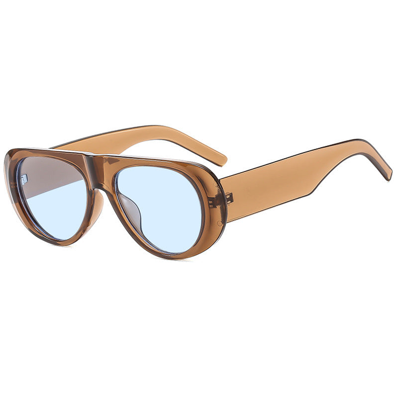 Damen zeitgenössische Sonnenbrille mit innovativem Design Brehn