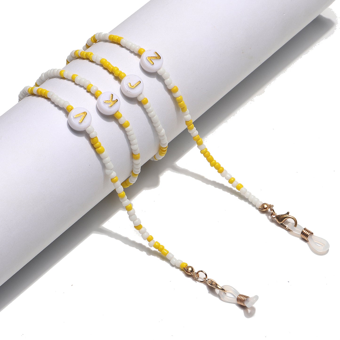 Bunte Perlen Brillen Kette Brehn