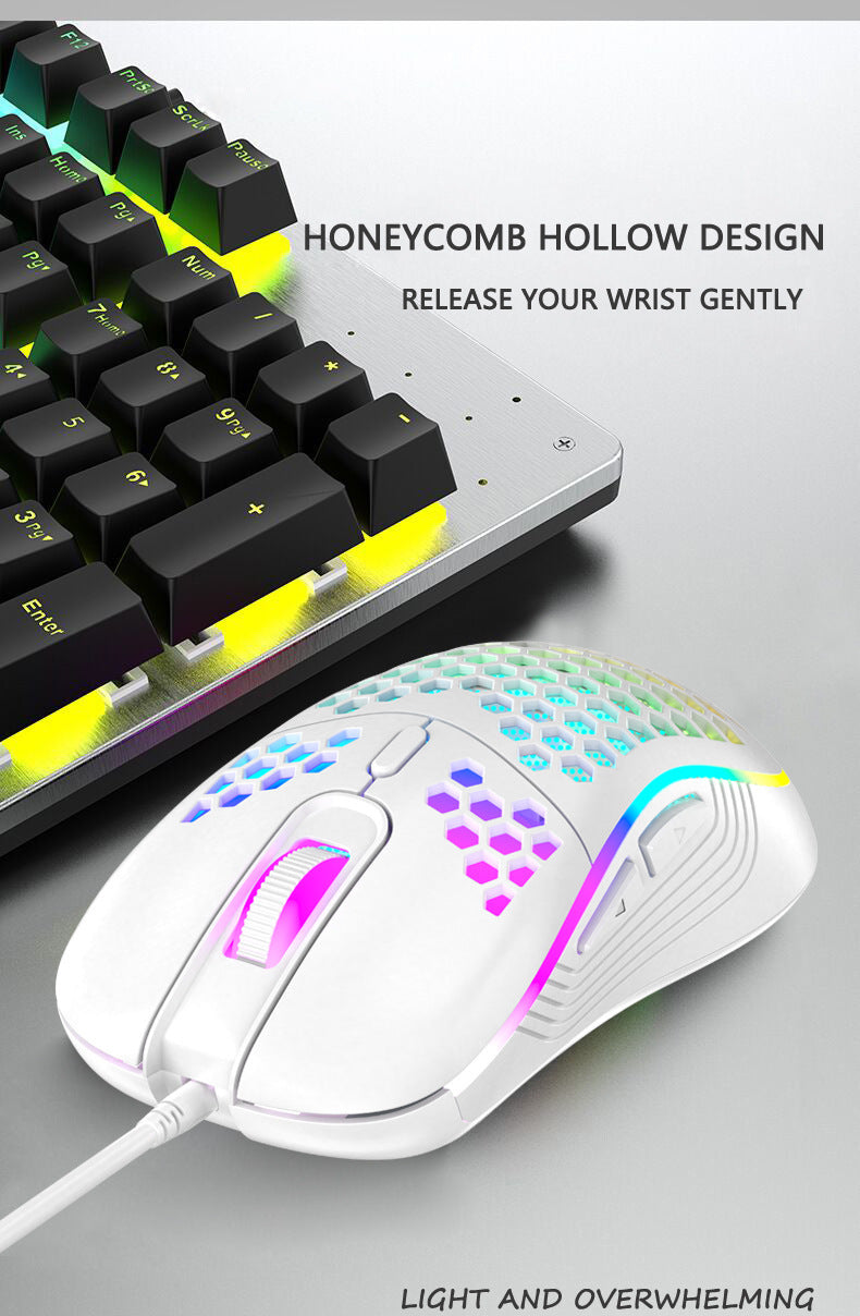 Honeycomb Ergonomische Gaming-Maus Brehn