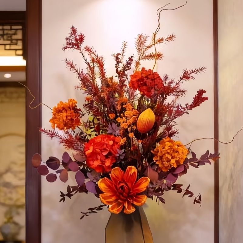 Dekorative Blumenvase Arrangement