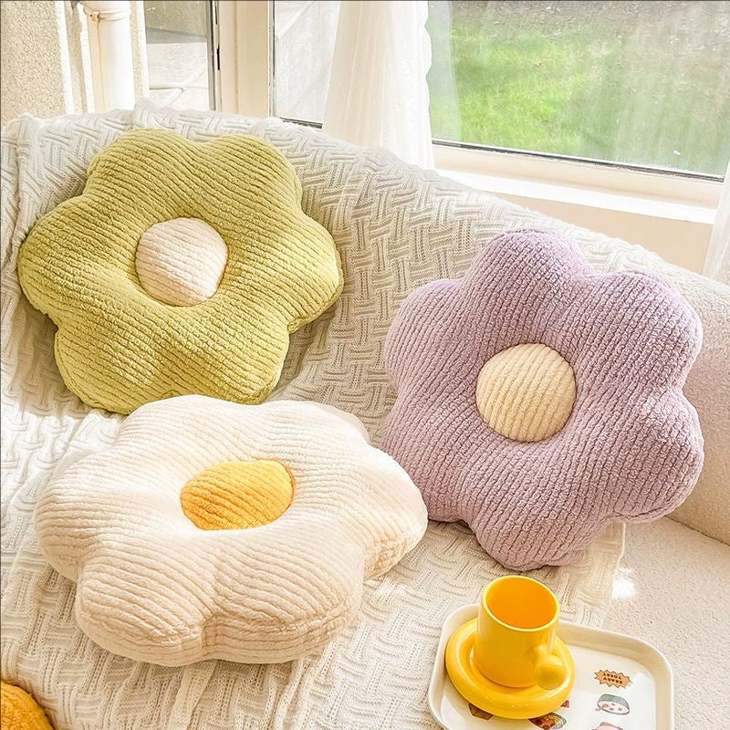 Blumenförmiges Kuschelkissen Brehn