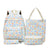 Set Aus Rucksack, Tragetasche und Lunchbox Brehn