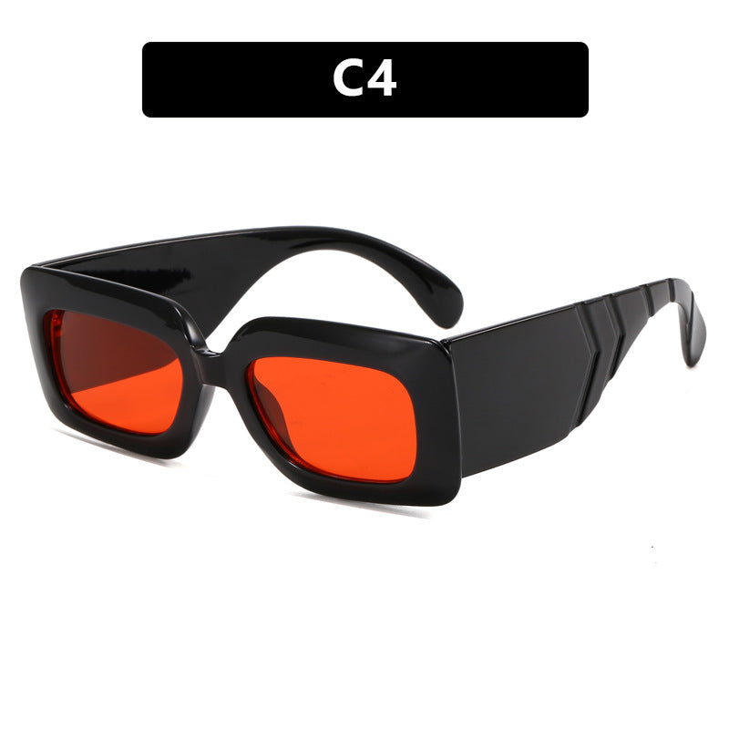 Damen extravagante Sonnenbrille mit auffälligem Schlangenmuster Brehn